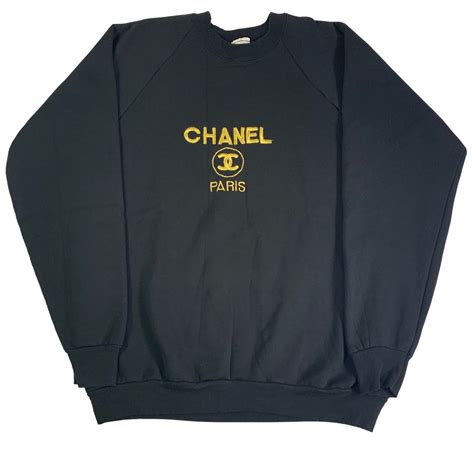 vintage chanel sweatshirt|vintage chanel boutique.